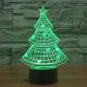 Lampe de Décoration 3D Sapin LED 7 Couleurs Tactile 0.5W Pour Chambre Salon Hall Couloir - www.yonis-shop.com