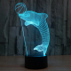 Lampe de Décoration 3D Dauphin Ballon LED 7 Couleurs Tactile 0.5W Pour Chambre Salon Hall Couloir - www.yonis-shop.com