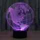 Lampe 3D Globe Amérique 7 Couleurs Ampoule LED Tactile 0.5W USB Chambre Salon Hall Couloir Décoration Intérieur - www.yonis-s...