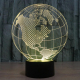 Lampe 3D Globe Amérique 7 Couleurs Ampoule LED Tactile 0.5W USB Chambre Salon Hall Couloir Décoration Intérieur - www.yonis-s...