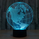 Lampe 3D Globe Amérique 7 Couleurs Ampoule LED Tactile 0.5W USB Chambre Salon Hall Couloir Décoration Intérieur - www.yonis-s...