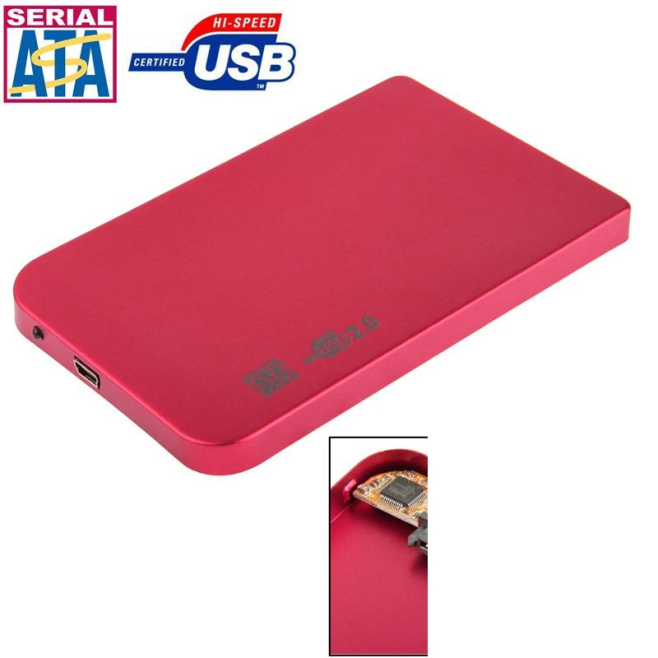 Boîtier Pour Disque Dur Externe Windows Mac OS 2.5 Pouces USB 2.0 SATA Blanc - www.yonis-shop.com