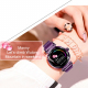 Montre Connectée Femme Smartwatch iOS Android Écran Couleur IPS 1.04 Pouce Bluetooth Étanche Argent - www.yonis-shop.com