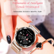 Montre Connectée Femme Smartwatch iOS Android Écran Couleur IPS 1.04 Pouce Bluetooth Étanche Argent - www.yonis-shop.com
