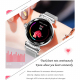 Montre Connectée Femme Smartwatch iOS Android Écran Couleur IPS 1.04 Pouce Bluetooth Étanche Argent - www.yonis-shop.com