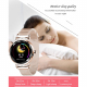 Montre Connectée Femme Smartwatch iOS Android Écran Couleur IPS 1.04 Pouce Bluetooth Étanche Argent - www.yonis-shop.com