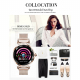 Montre Connectée Femme Smartwatch iOS Android Écran Couleur IPS 1.04 Pouce Bluetooth Étanche Argent - www.yonis-shop.com