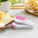 Mini Machine A Sceller Portable Sachets Plastique Base Aimantée Blanche