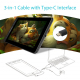 Tablette Graphique Windows Mac OS Écran IPS 13.3 Pouces 1080p Stylet Numérique 5080 LPI USB-C Sans Fil - www.yonis-shop.com