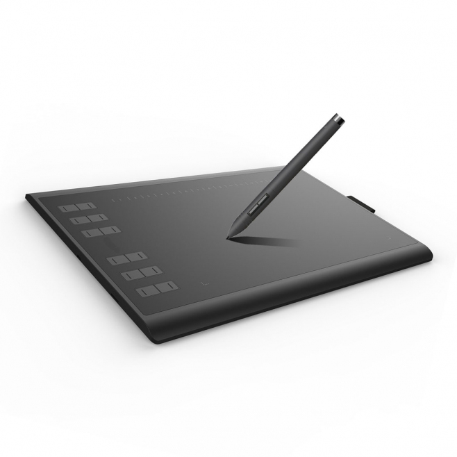 Tablette Graphique 12 pouces Windows Mac OS USB Dessin Professionnel 5080 LPI Stylet 8192 Niveaux de Pression - www.yonis-sho...