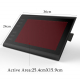 Tablette Graphique 12 pouces Windows Mac OS USB Dessin Professionnel 5080 LPI Stylet 8192 Niveaux de Pression - www.yonis-sho...