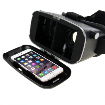 Casque VR Réalité Virtuelle Pour Smartphones 4,7-7,2 Pouces - Lentilles Réglables, Confort, Films & Jeux 3D