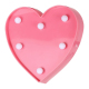 Lampe Décorative Forme de Cœur LED 50000 Heures Pour Fête Mariage Pièce Intérieure Magasin Cadeau Rose - www.yonis-shop.com