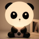 Veilleuse LED Panda 11 - 15W Lampe de Chevet Enfant Bébé 220V Ampoule LED Dessin Animé En Plastique PVC Faible Consommation -...