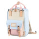 Sac à Dos Voyage Cartable Ecole Etudiant Ville 38 x 28 x 15cm Bleu Rose Ivoire - www.yonis-shop.com
