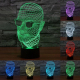 Lampe Créative 3D l'homme invisible 7 Couleurs LED Tactile 0.5W USB Piles AA