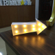 Lampe Décorative Style Flèche Jaune LED 50000 Heures Mariage Vacances Pièce Intérieure Lumière Blanche Chaude - www.yonis-sho...