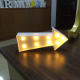 Lampe Décorative Style Flèche Jaune LED 50000 Heures Mariage Vacances Pièce Intérieure Lumière Blanche Chaude - www.yonis-sho...