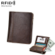 Portefeuille Protection Porte-Carte Magnétique RFID Hommes Mode Sac Cuir Haute Qualité Café - www.yonis-shop.com
