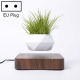 Pot de Fleur en Lévitation Magnétique Décoratif Plante Socle Bois Design Diamant Blanc