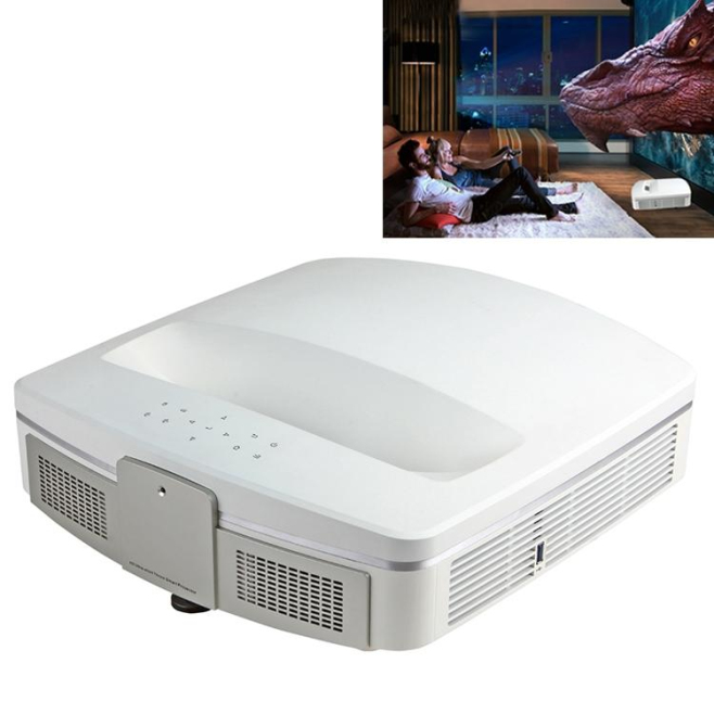 Vidéoprojecteur Laser Android Full HD Projecteur vidéo 3400 ANSI Lumens Courte focale Blanc - www.yonis-shop.com