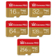 Carte Micro SD 256 Go Classe U3 M&eacute;moire Tablette Smartphone Cam&eacute;ra MP3 - www.yonis-shop.com
