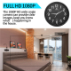 Horloge Murale Caméra Espion 1080p Full HD Caméra Cachée Angle 120° Capteur de Mouvement WiFi - www.yonis-shop.com
