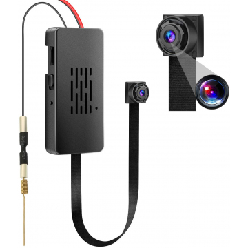 Mini caméra Espion, caméra cachée 64G HD 1080p, caméra de Poche cachée pour Nounou, Appareil Photo de Corps, enregistreur Audio - Appareil Photo