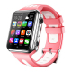 Montre Téléphone 1.56” Android 4G GPS Sportif Montre Connectée 3MP 1Go+8Go Bluetooth WiFi Rose Blanche - www.yonis-shop.com