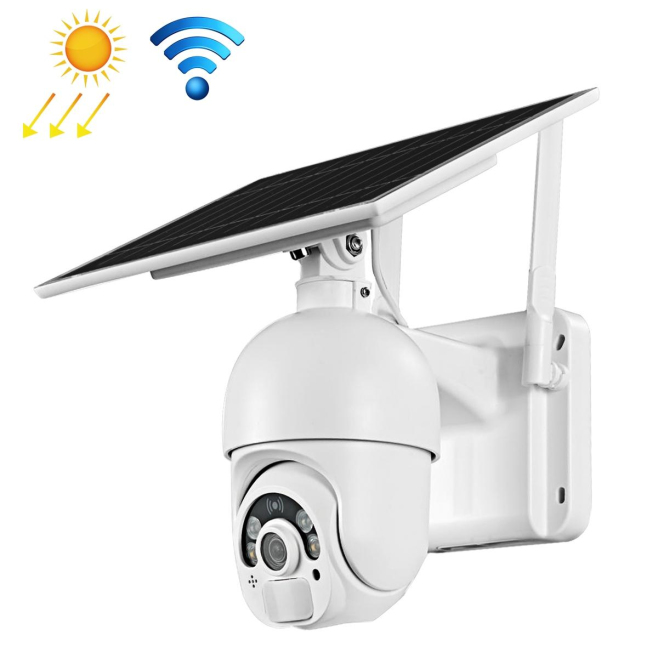 Caméra WiFi Solaire Full HD 1080P Alarme PIR Vision Nocturne Audio Bidirectionnel - www.yonis-shop.com