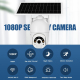 Caméra WiFi Solaire Full HD 1080P Alarme PIR Vision Nocturne Audio Bidirectionnel - www.yonis-shop.com