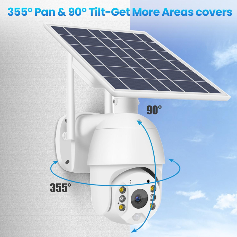Panneau Solaire 6W 12V Portable - Chargeur Solaire Efficace Pour Caméra De Surveillance, Éclairage D'Urgence & Ventilateurs