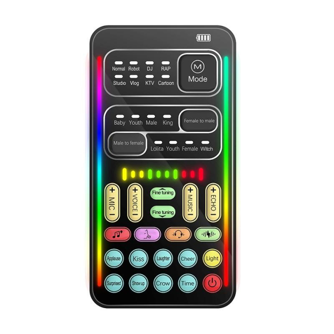 Modificateur de Voix Professionnel avec 16 Modes et 80 Vitesses, Idéal pour Jeux et Live - www.yonis-shop.com