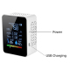 Détecteur De CO2 Portable 5 En 1 Avec Écran LED: Qualité De L'air, Température, Humidité - www.yonis-shop.com