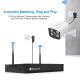 Kit Vidéosurveillance Sans Fil 2.0MP 1080P Avec Technologie AI Et Encodage H.265 - www.yonis-shop.com