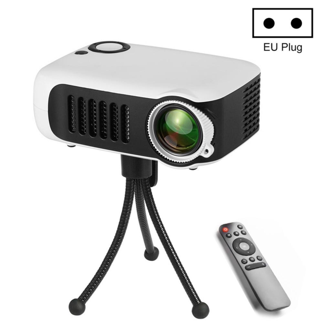 Mini Videoprojecteur Portable Ultra Léger 800 Lumens, Qualité HD 1080P, Longue Durée de Vie, Haut Parleur Puissant, Idéal Pou...