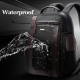 Sac à Dos Ordinateur Antivol Imperméable avec Port USB Grande Capacité Léger Noir - www.yonis-shop.com