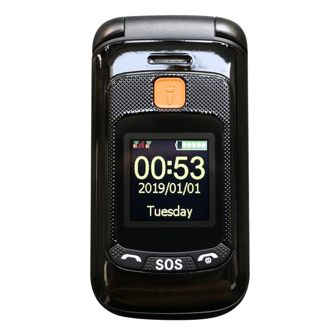 Téléphone Portable Flip 2.4 Pouces Grandes Touches Double SIM SOS FM 32MB - www.yonis-shop.com