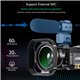 Caméscope Numérique 4K WiFi Écran Tactile 3.1 pouces 24MP 30x Vision Nocturne App Android iOS HDMI - www.yonis-shop.com
