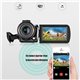 Caméscope Numérique 4K HD Vision Nocturne WiFi Zoom Optique 12X Avec Micro Et Support - www.yonis-shop.com