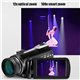 Caméscope Numérique 4K HD Vision Nocturne WiFi Zoom Optique 12X Avec Micro Et Support - www.yonis-shop.com