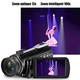Caméscope Numérique 4K HD Vision Nocturne WiFi Zoom Optique 12X Avec Micro Noir - www.yonis-shop.com