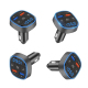 Transmetteur FM Voiture Bluetooth 5.0 QC3.0 Charge Rapide Lecture MP3 Noir - www.yonis-shop.com