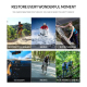 Caméra Sport 4K Ultra HD WiFi Étanche IP68 Pour Extérieur Noir - Vision Grand Angle - www.yonis-shop.com