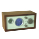 Radio Réveil Couleur Bois Rétro Multifonction et Thermomètre Électronique - www.yonis-shop.com