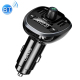 Transmetteur FM Bluetooth Chargeur Voiture Sans Fil Double USB 3.4A Affichage Digital Haute Puissance 15W Noir