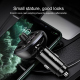 Transmetteur FM Bluetooth Chargeur Voiture Sans Fil Double USB 3.4A Affichage Digital Haute Puissance 15W Noir - www.yonis-sh...