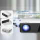 Videoprojecteur LED Ultra HD 4K Android 9.0 - 6000 Lumens 15000:1 Contraste - www.yonis-shop.com