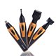 Rasoir Électrique Tondeuse à barbe Rechargeable Hommes 4 En 1 Cheveux Visage Sourcils Or Noir - www.yonis-shop.com
