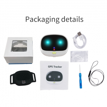 Traceur GPS Pour Chat/Chien Sans Abonnement - Mini Tracker Étroit IP67, Localisation En Temps Réel, Géofence, Pour Animaux Et Objets